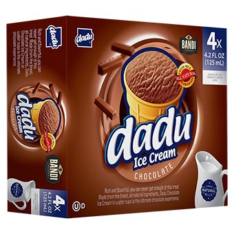 Dadu Chocolate Ice Cream 4-Packs