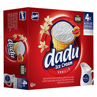 Dadu Vanilla Ice Cream 4 Packs