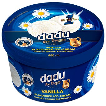 Dadu Vanilla Ice Cream 800ml